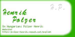 henrik polzer business card